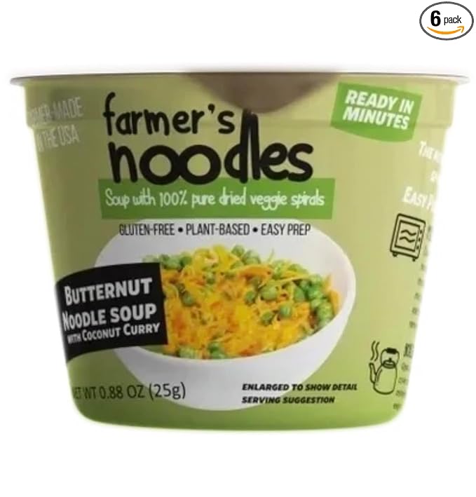 JOE CZAJKOWSKI FARM LLC Butternut Squash Coconut Curry Soup 6/12/24 Pack - Farm to Table Plant-Based (24 Coconut Curry)