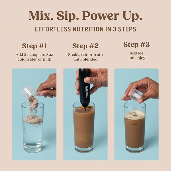 Bulletproof Iced Protein Coffee Original 12g Whey Protein + MCT Oil 170mg Caffeine Instant Coffee from Real Beans Tested for Toxins No Artificial Flavors &amp Sweeteners 14 Servings