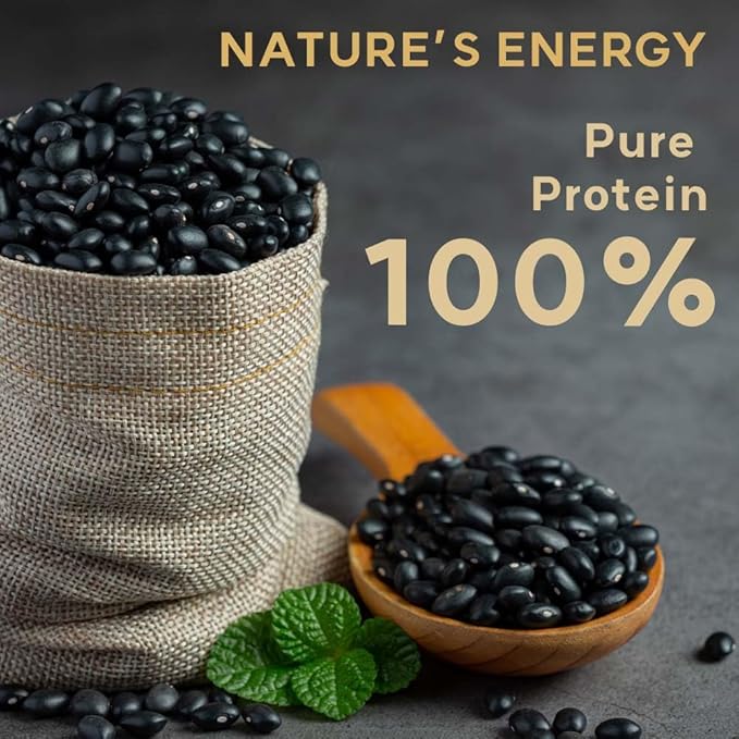 Roasted Korean Black Soybean Powder – 100% Toasted Seoritae from Korea Fine Ground Plant-Based Ingredient for Smoothies Drinks and Cooking 볶은검은콩가루 볶은서리태가루 (10.6 oz (300g) Roasted Black Bean)