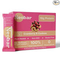 NEOBAR 10g Plant-Based Protein Fruit and Nut Bars - Vegan Snack Bars Gluten Free Dairy Free Snacks No Preservatives No Refined Sugars Added Non-GMO | Cranberry &amp Cashew 12 Count