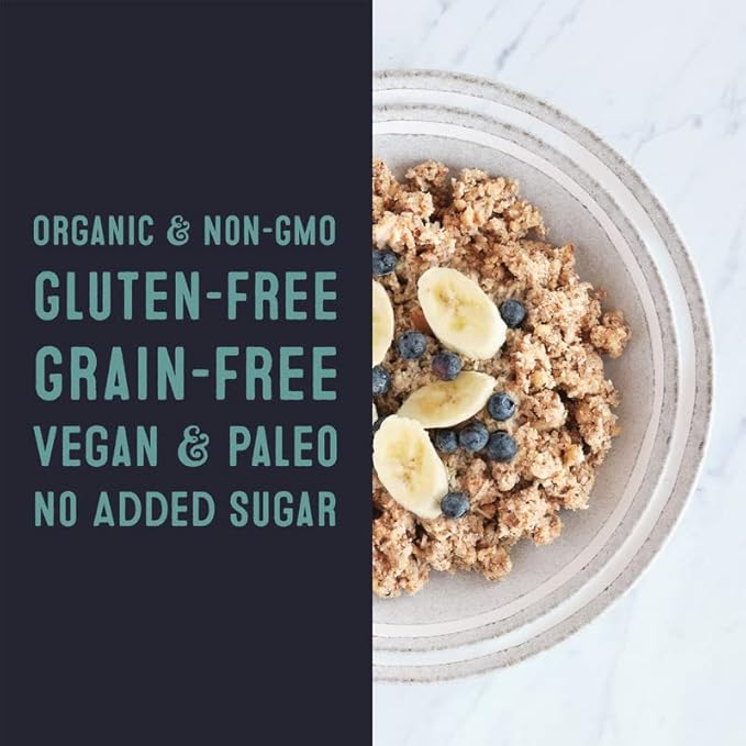 Wella Cereal Oatmeal Alternative Gluten-Free Breakfast Hot Cereal Grain-Free Paleo Organic Vegan High Protein Superfood Plant-Based Non-GMO Low in Net Carbs Single-Serve Cups Flavor Variety Samp
