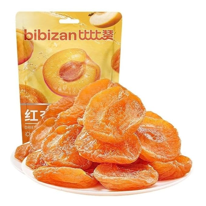 Natural dried red apricots preserved apricots Freeze dried fruits healthy without additives nutritious candied fruit snacks candy gift bags Dim sum substitutes food (250g*4 bags)