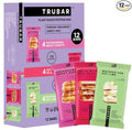 TRUBAR Vegan Protein Bar Variety Pack Assorted Flavors Donuts PB &amp Jelly Key Lime Gluten Free Vegan Protein Snacks 12G Plant-Based Protein High Fiber Healthy Protein Bars 12 CT