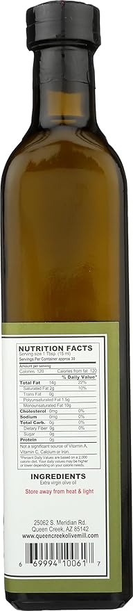 Queen Creek Olive Mill Balanced Extra Virgin Olive Oil 17 Oz