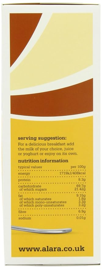 Alara Fair Trade Muesli 500 g (Pack of 3)