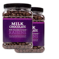 Milk Chocolate Covered Raisins Dried 50 oz Natural Made in USA (2 Pack)
