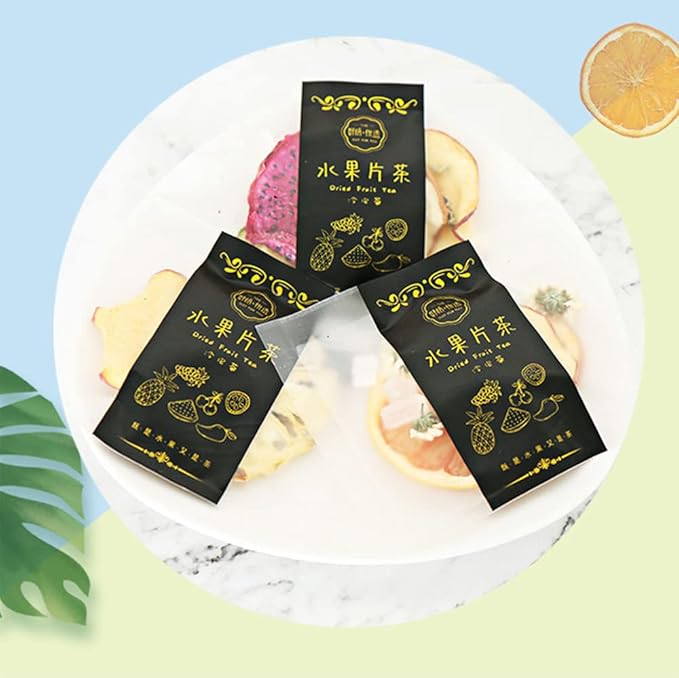 SIJIYUNLI-Fruit Slices Tea 100g/3.53oz Handmade Dried Fruit SlicesCan be soaked in cold or hot water.Contains 10 bags of tea bagsSuitable for gift giving.