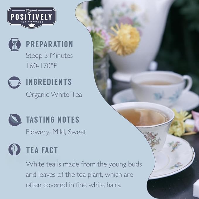 Organic Positively Tea Company Chinese Tea Sampler Loose Leaf 4 Ounce 3 Pack