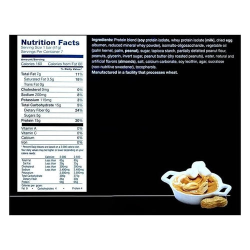 3 Box Value Pack (21 Servings) Proti Fit VLC - Fluffy Nutter Low-Carb 15g Protein Diet Bar - High Fiber Weight Loss Snack/Post Workout Protein Bar Bar - Gluten Free