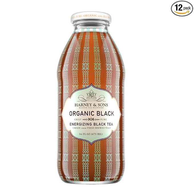 Harney &amp Sons Organic Black Tea 16 Ounce (Pack of 12)
