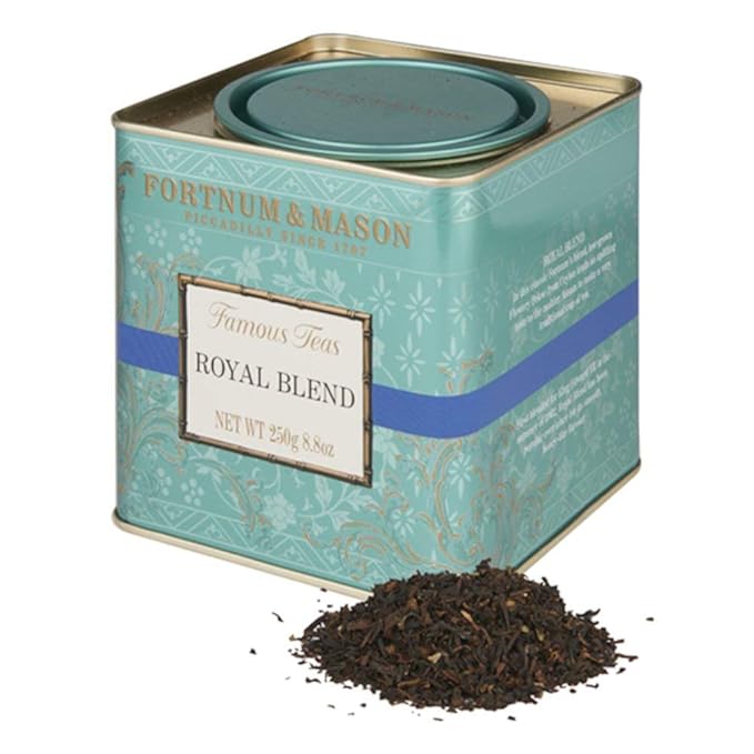 Fortnum &amp Mason British Tea Royal Blend 250g Loose English Tea in a Gift Tin Caddy