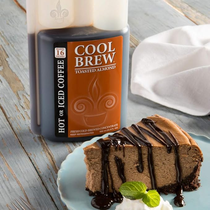 CoolBrew Mocha 6 Pack - 32 DRINKS PER BOTTLE - Fresh Cold Brew Liquid Concentrate - For Iced or Hot Coffee Unsweetened No Preservatives