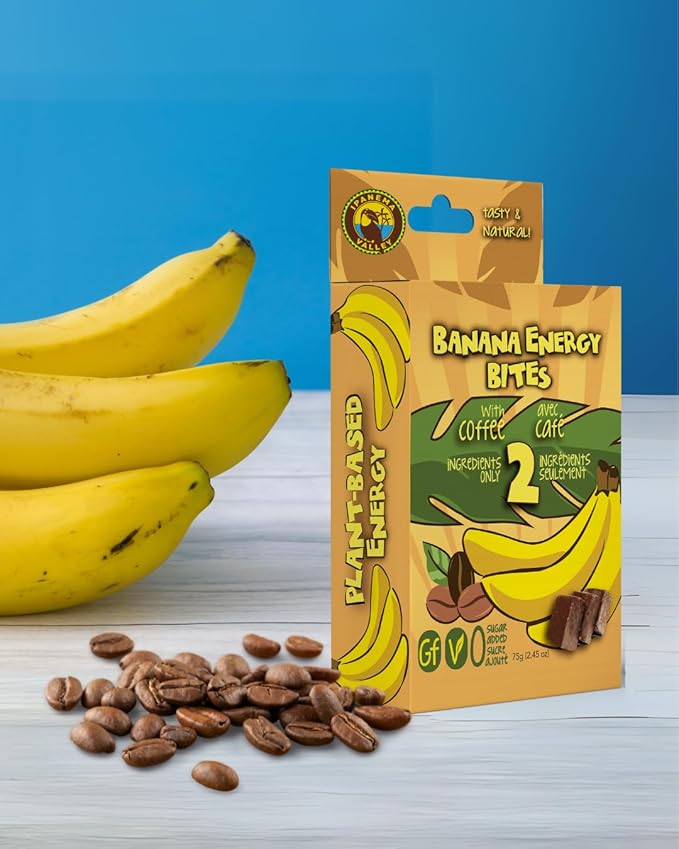 Ipanema Valley Banana Energy Bites w/Coffee - 2 Simple Ingredient Snack