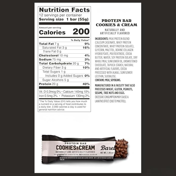 Barebels Protein Bars Variety Pack Sampler Protein Snacks with 20g of High Protein (9 Pack)