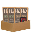 2x Hu Chocolate Crunchy Mint 2.1 oz and 2x Hazelnut Coffee Bar 2.1oz Bundle with Claeys Old Fashioned Chocolate Fudge 1.75 oz – Organic Vegan Bars for Snacking – Gift Set (5 Items)