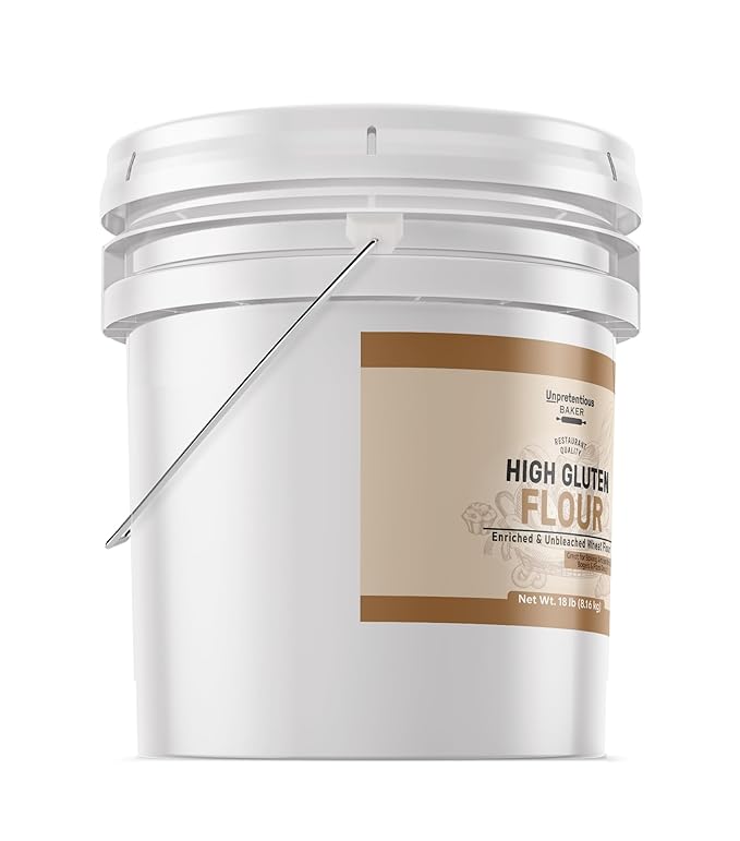 Unpretentious High Gluten Flour 3.5 Gallons Artisan Bread Bagels Pizza
