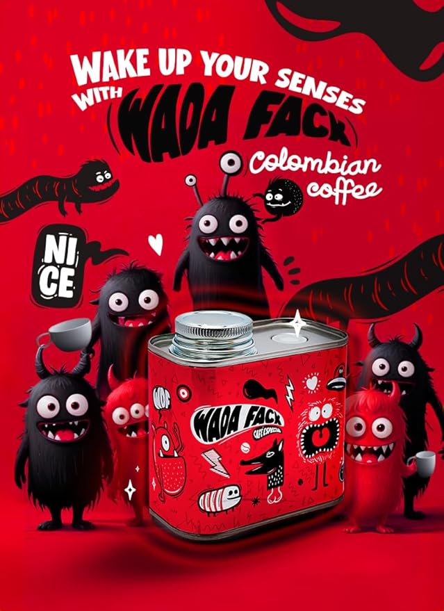Wada Fack Single Origin Specialty Coffee 200g: Medium Roast Colombian Whole Bean Coffee with High Cupping Score 88 &amp Flavor Notes of Sweet Lemon Pink Grapefruit Cocoa