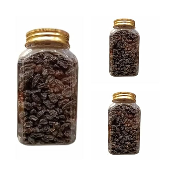 Farm Royale Black Raisins -1+1+1 Combo||(250gm +250gm+ 250gm)||100% Pure and Natural||Shudh||Handpicked Material||Export quality