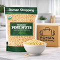 Kirkland Organic Pine Nuts 1.5 lb Bag – USDA Organic Kosher Cholesterol Free Trans Fat Free – Ideal for Pasta Pesto &amp Salads