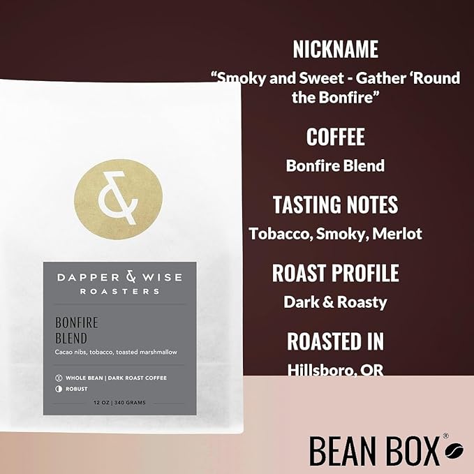 Bean Box Sampler - Roasted by Dapper &amp Wise 3-Pack Freshly Ground Coffee Gourmet Coffee