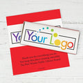 50ct Promotional Products Add Your Logo Personalized Wrappers for Candy Bars - Red - Candy Not Included