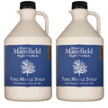 Mansfield Maple Pure Vermont Maple Syrup in Plastic Jug Grade A Amber Rich Gallon (Ships as 2 Half Gallons)
