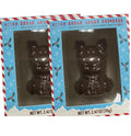 Break Apart Bunny Easter Chocolate Bunnies(milk chocolate bunny filled with carrot-shaped gummy candies 2.47oz (2 Pack Reindeer)