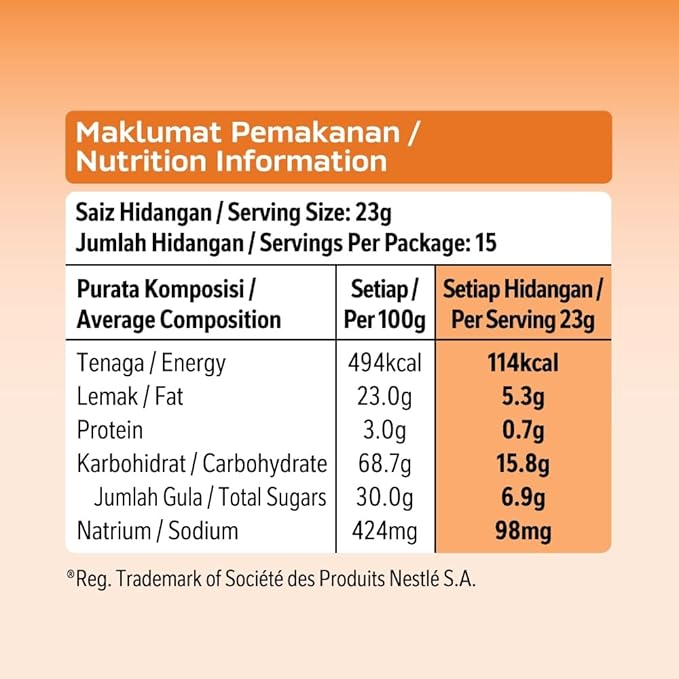 Nescafe 3 in 1 CARAMEL Coffee Latte - Instant Coffee Packets - Single Serve Flavored Coffee Mix