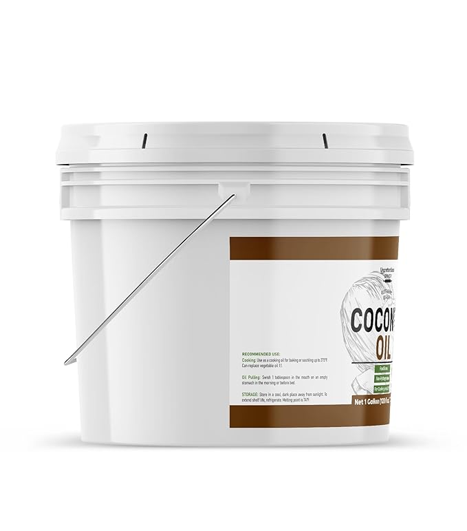 Unpretentious Coconut Oil 1 Gallon Food Grade Non-Hydrogenated Flavorless &amp Scentless