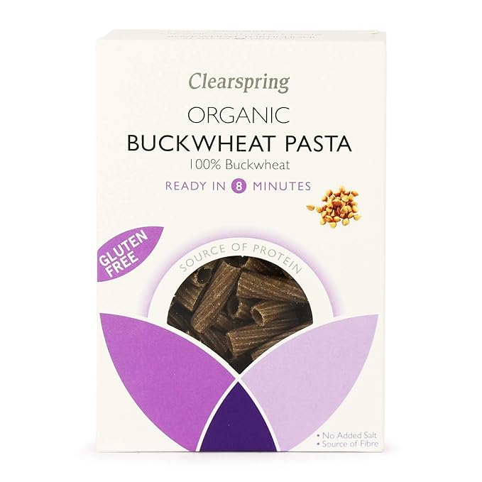 Clearspring Organic Gluten Free Buckwheat Tortiglioni Pasta 250g