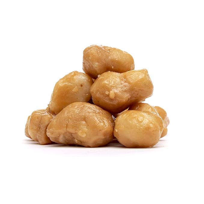 Hamakua Macadamia Nuts - Sweet Glazed Coconut - Hawaiian Grown Flavored Dry Roasted Half and Whole Macadamias - Natural Eco-Friendly Large Macadamia Nuts