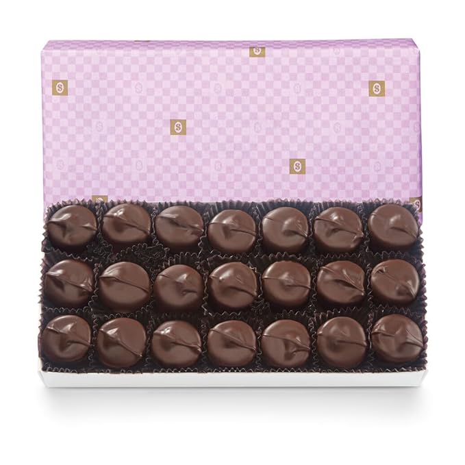 See's Candies 1lb Dark Scotchmallow Lavender Wrap