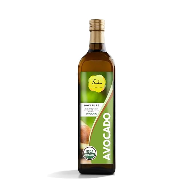 USDA Certified Organic Cold Pressed Unrefined Raw Avocado Oil - 16 fl.oz
