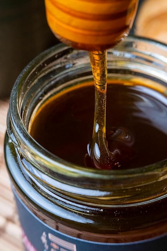 Honoor Yemeni Samar Honey | Natural Unfiltered Unheated Pure 200 Grams | Unpasteurised Raw Luxury Honey in a Glass Jar (1)
