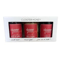 Cloister Honey Trios - Hot Honey (3 x 3 oz) | Hand Crafted | Raw Artisan Honey | 100% Pure Raw &amp Unfiltered | All Natural | Made in USA |