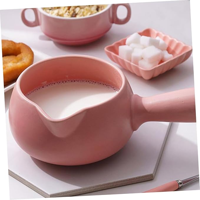 Alipis Revere Ware Inspired Pot Multipurpose Milk Pan for Noodles Soup Ceramic Soup Pot Easy Clean