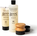 John Boos 3-Piece All-Natural Care &amp Maintenance Set - 16 oz Mystery Oil 5 oz Board Cream &amp Round Applicator for Butcher Blocks Cutting Boards Wood Countertops and Wooden Utensils