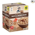 Instant Oatmeals Maple~Brown Sugar Flavor 40 Count (40 Count(1 Pack))