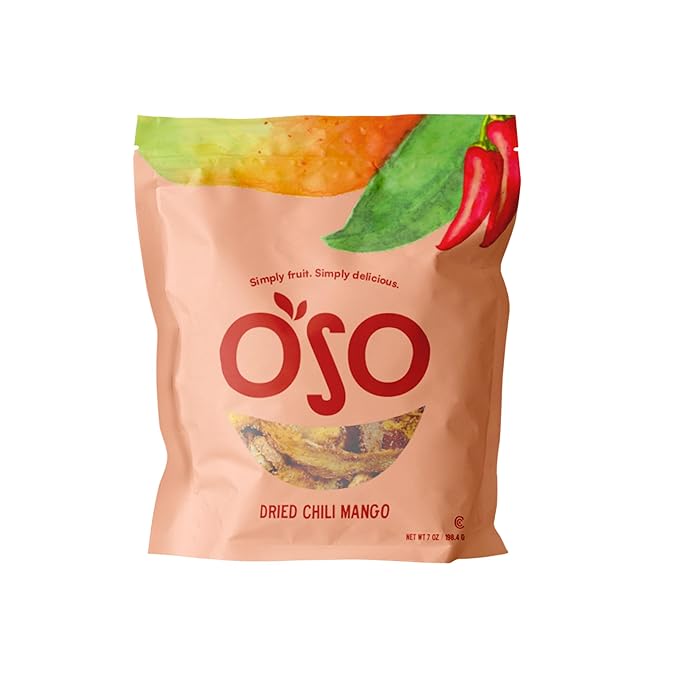 Oso Snacks Dried Mango &amp Chili Bundle (23oz / 7oz) | 100% Real Fruit No Sugar Added No Preservatives | Healthy Snack | All-Natural Dried Mango Slices