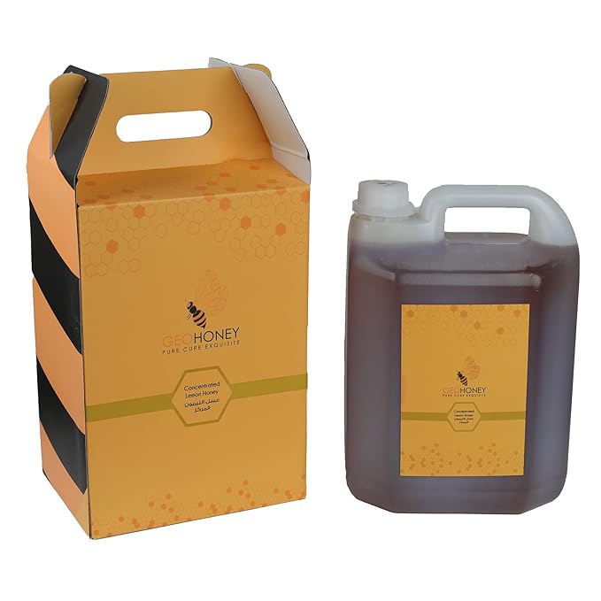 Geohoney Pure Concentrated Lemon Honey Premium Raw Organic 7 KG