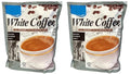 2 Packs - Instant White Coffee 2 in 1 - Ca Phe Trang Hoa Tan Sua Duong - 15 Sticks per Bags with 2 Bags per Order - Product of Maylaysia