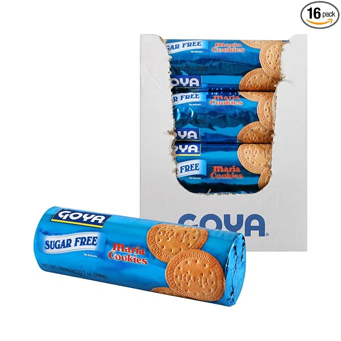 Goya Maria Cookies Sugar Free 7 Ounce (Pack of 16)