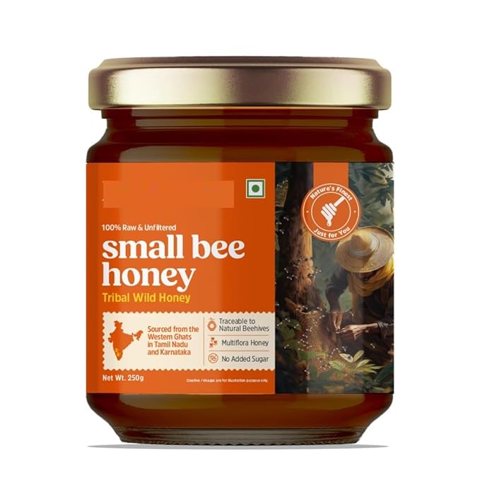 8.81oz (250g) Small Bee Honey Pure and Natural