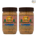 Saratoga Peanut Butter Company Adirondack Jill AlmondPeanut Blend with Blueberries Chia Seeds Cinnamon Honey Pepitas. 16 Ounce Jar. Gluten Free Non GMO Freshly Made All Natural. Shipping oz jar
