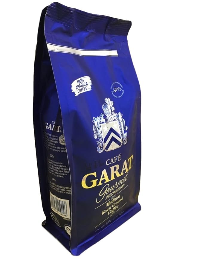 Cafe Garat Gourmet Mexican Coffee - Arabica - Medium Roast Ground Coffee - 16 ounces - 1 Pounds - 454 grams - Cafe Molido