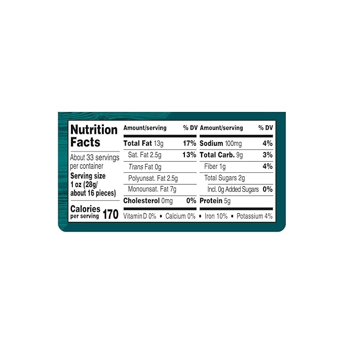 Premium Whole Roasted Cashews with Sea Salt 33 oz Premium Crunchy Salted Cashew Nuts for Healthy Snacking Trail Mix Baking Cooking &amp Party Family Bulk Pack