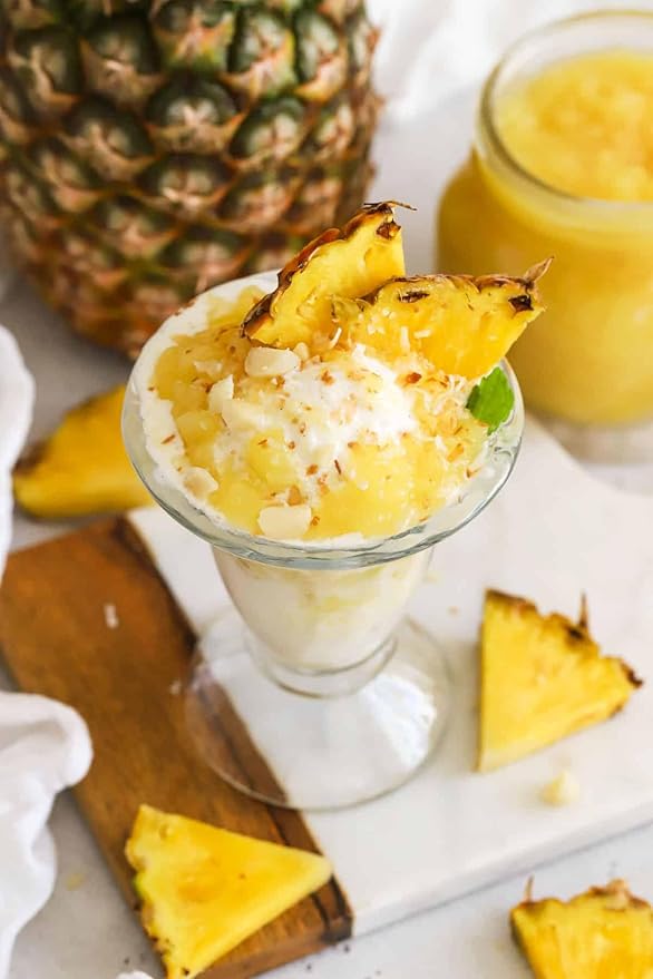 J Hungerford Smith Pineapple Dessert Topping | Ready To Serve | Kosher | 3.31 lb