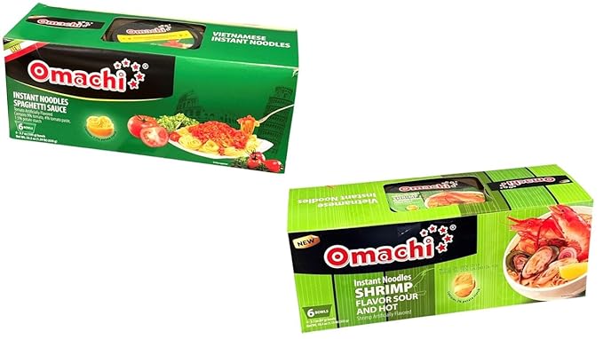 Asia Style Instant Noodles (COMBO OMACHI SPAGHETTI STYLE NOODLES)