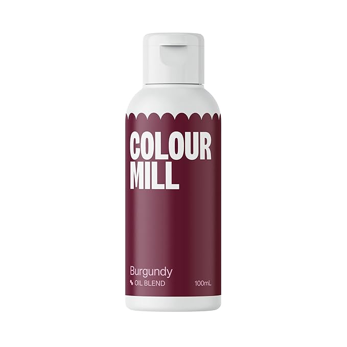 Colour Mill Oil-Based Food Coloring 100 Milliliters (Burgundy)