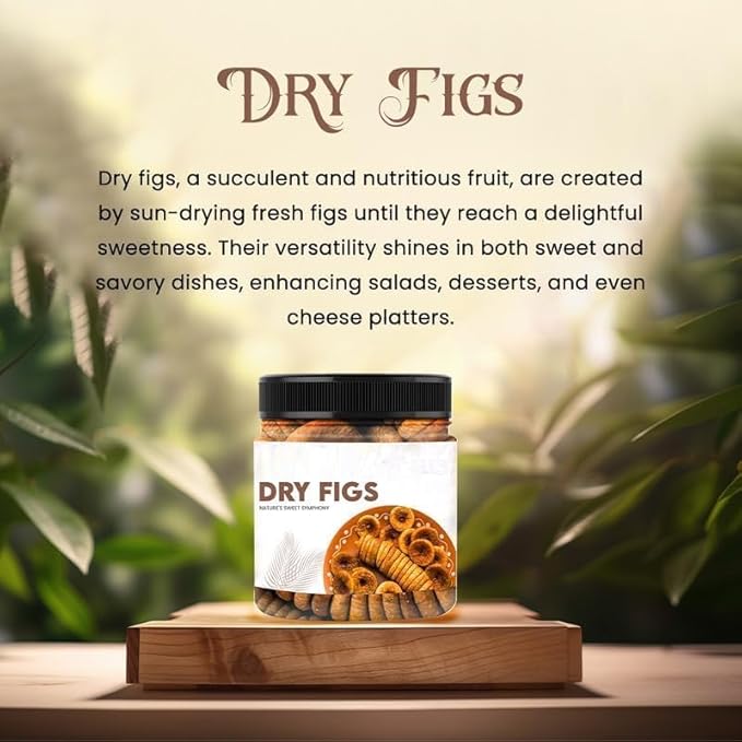 SS Premium Dried 100g Anjir| Dry Figs | Nutritious &amp Seedless Anjeer | Dry Fruit for Healthy Snacking l No Added Preservatives